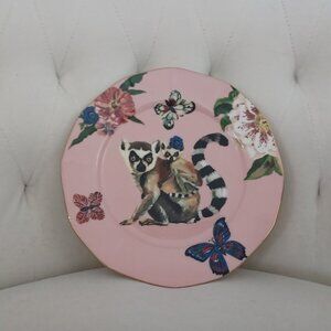 Anthropologie Nathalie Lete Titania Lemur Dessert Salad Plate